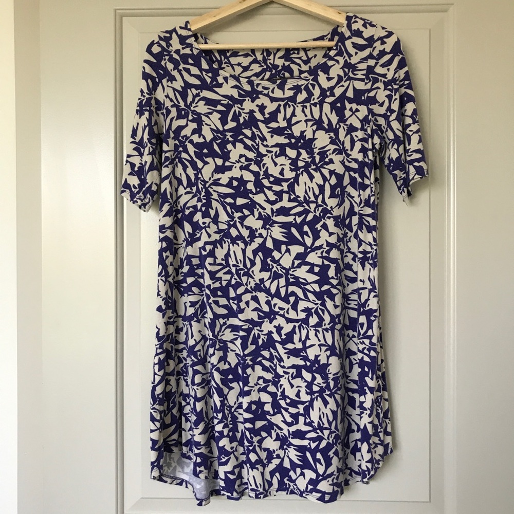 A-Line Hawaii Purple Dress